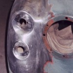 Anekdote: Zuvor war dieser Bereich mit Becks-Bierdosenblech repariert