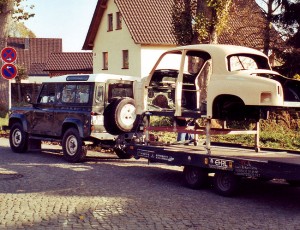 Wenn schon, denn schon: Markengerechtes Transportfahrzeug